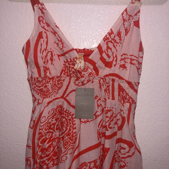 NWT Anthropologie Maeve Paisely Cotton Dress Sz 2 - Picture 6 of 8